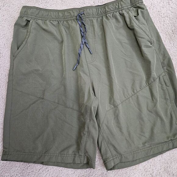 Gerry Shorts Men’s Size XXL Army Green Zippered Pocket Outdoor Shorts Logo - Picture 1 of 11
